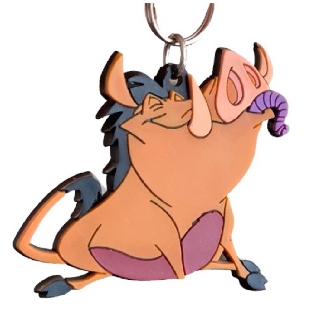 Vintage DISNEY Lion King: Pumba Eating a Purple Grub